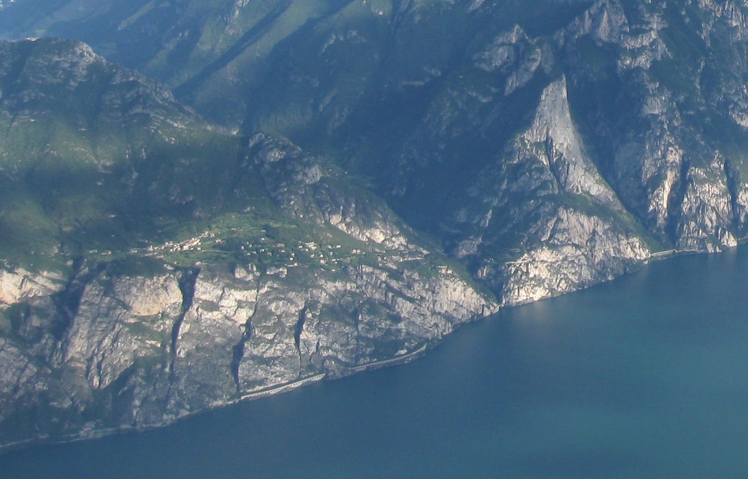 Canyoning above Lake Garda, Italy